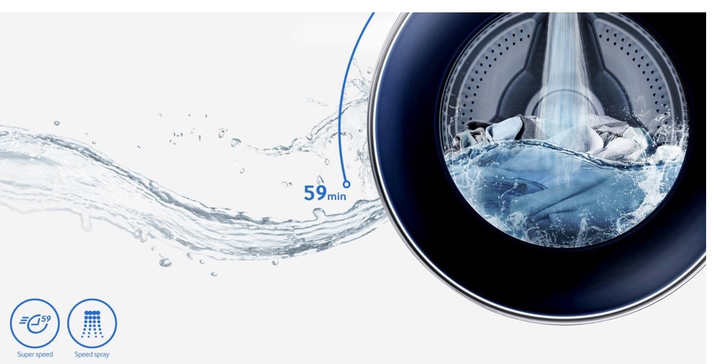 Szárítógép és mosógép Samsung szett